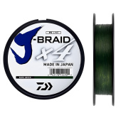 Леска плетеная DAIWA ''J-Braid X4'' (Зеленая)